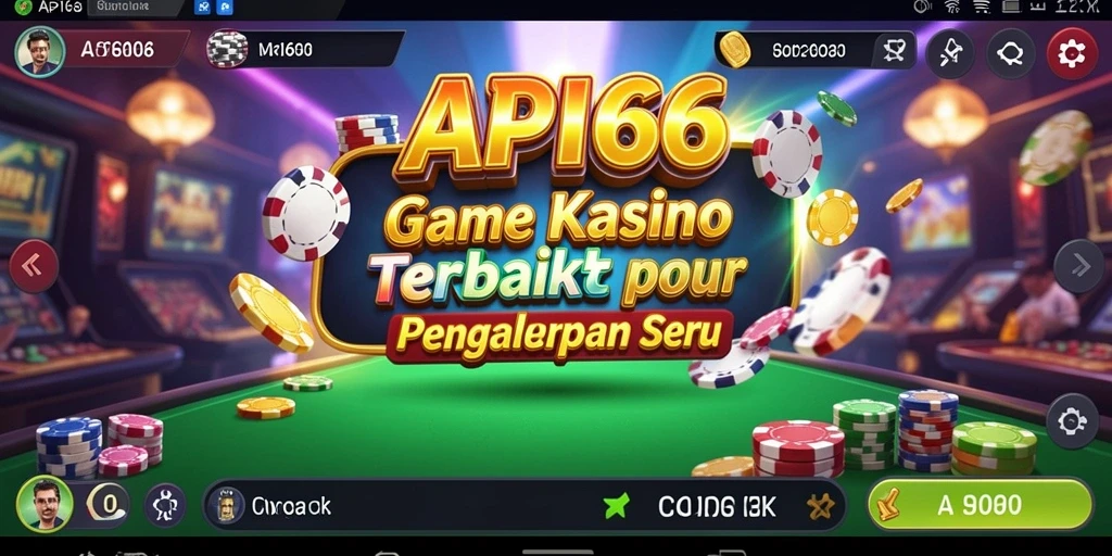 Tampilan utama API66 dengan gameplay Kasino yang menarik dan seru.
