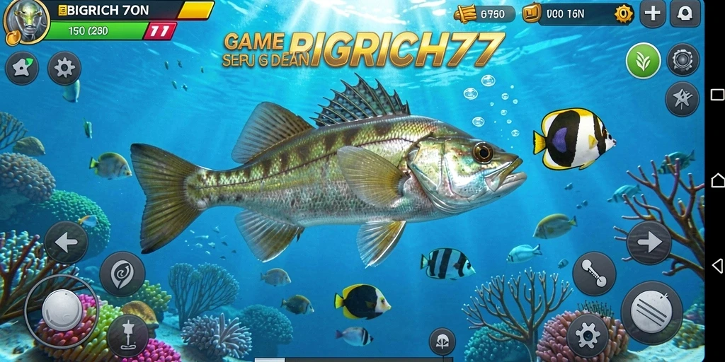 Screenshot gameplay Tembak Ikan yang seru dan menarik.