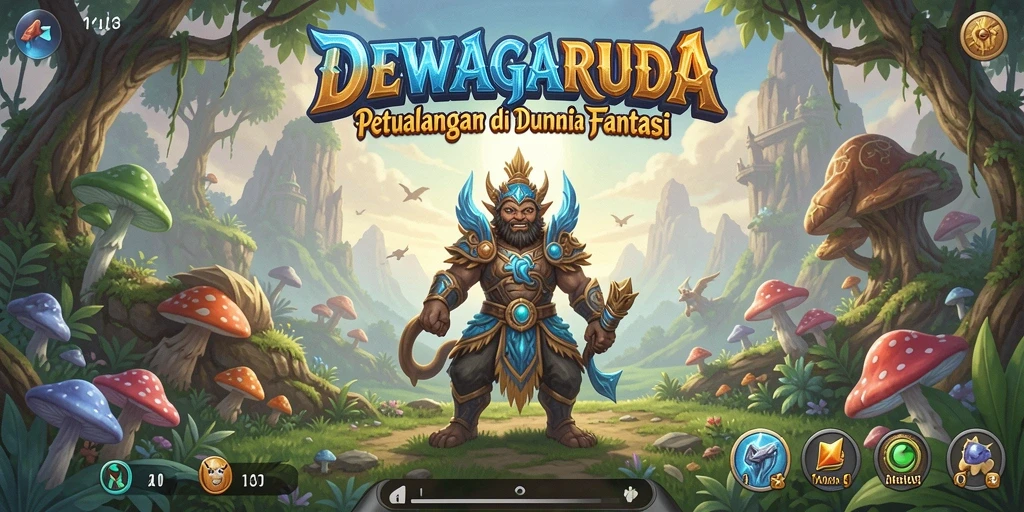 Gameplay DEWAGARUDA yang menakjubkan dan penuh petualangan.