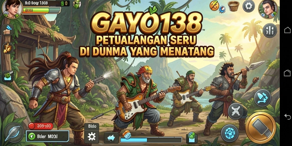 Gameplay GAYO138 yang seru dengan petualangan menantang.