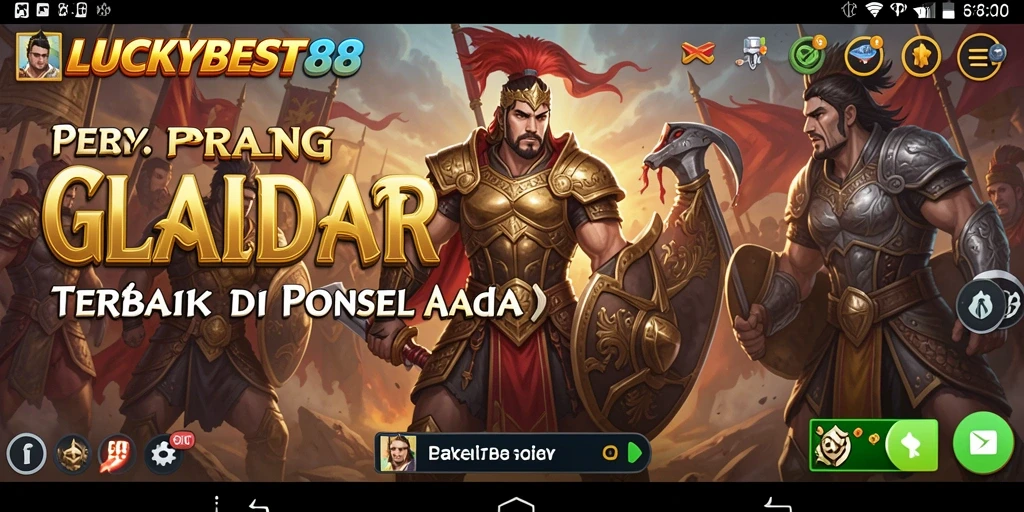 Tangkapan layar gameplay seru LUCKYBEST88 dalam pertarungan epik.